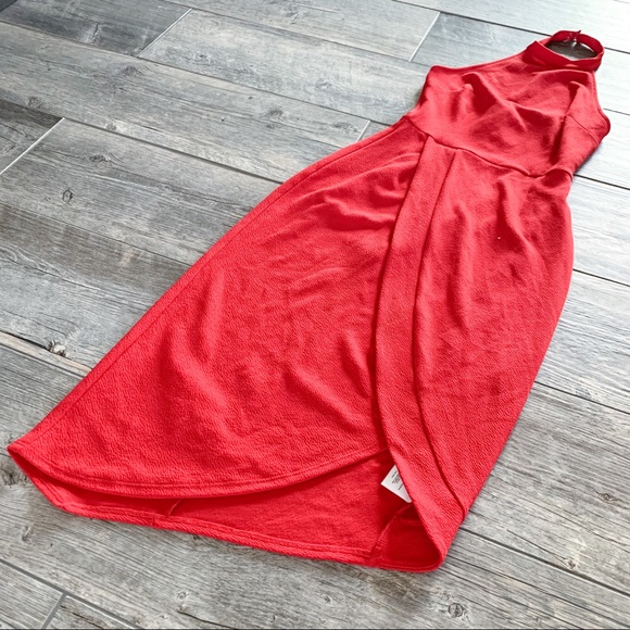 NBW Red Midi Dress - Picture 3 of 7